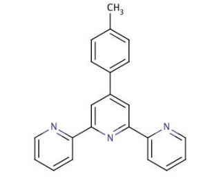 4&prime;-(4-Methylphenyl)-2,2&prime;:6&prime;,2&prime;&prime;-terpyridine (CAS 89972-77-0) - chemical structure image