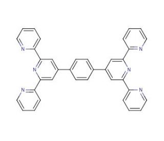 4&prime;,4&prime;&prime;&prime;&prime;-(1,4-Phenylene)bis(2,2&prime;:6&prime;,2&prime;&prime;-terpyridine) (CAS 146406-75-9) - chemical structure image
