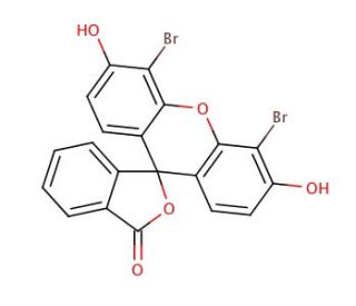 4&prime;,5&prime;-Dibromofluorescein (CAS 596-03-2) - chemical structure image