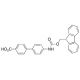 4′-((((9H-Fluoren-9-yl)methoxy)carbonyl)amino)-[1,1′-biphenyl]-4-carboxylic acid - chemical structure image