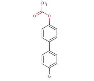 4&prime;-Bromo-[1,1&prime;-biphenyl]-4-ol acetate (CAS 84244-98-4) - chemical structure image