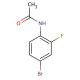 4′-Bromo-2′-fluoroacetanilide (CAS 326-66-9) - chemical structure image