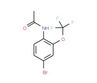 4&prime;-Bromo-2&prime;-(trifluoromethoxy)acetanilide (CAS 175278-18-9) - chemical structure image