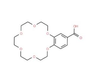 4&prime;-Carboxybenzo-18-crown 6-Ether (CAS 60835-75-8) - chemical structure image