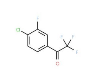 4&prime;-Chloro-2,2,2,3&prime;-tetrafluoroacetophenone (CAS 845823-15-6) - chemical structure image