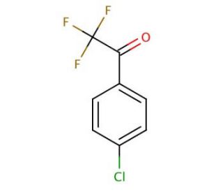 4&prime;-Chloro-2,2,2-trifluoroacetophenone (CAS 321-37-9) - chemical structure image