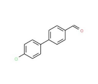 4&prime;-Chlorobiphenyl-4-carbaldehyde (CAS 80565-30-6) - chemical structure image