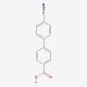 4′-Cyano-biphenyl-4-carboxylic acid (CAS 5728-46-1) - chemical structure image