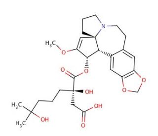 4&prime;-Demethyl Homoharringtonine (CAS 98599-84-9) - chemical structure image
