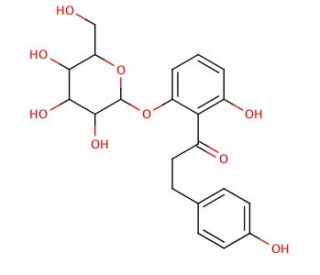 4&prime;-Deoxyphlorizin (CAS 4319-68-0) - chemical structure image