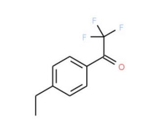4&prime;-Ethyl-2,2,2-trifluoroacetophenone (CAS 73471-96-2) - chemical structure image