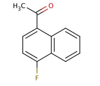 4&prime;-Fluoro-1&prime;-acetonaphthone (CAS 316-68-7) - chemical structure image