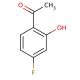 4′-Fluoro-2′-hydroxyacetophenone (CAS 1481-27-2) - chemical structure image