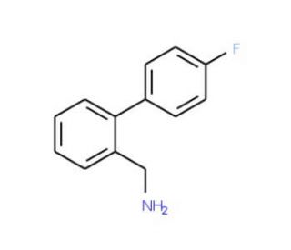 (4&prime;-Fluoro[1,1&prime;-biphenyl]-2-yl)methanamine (CAS 884504-18-1) - chemical structure image