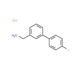 4&prime;-Fluorobiphenyl-3-methylamine hydrochloride - chemical structure image