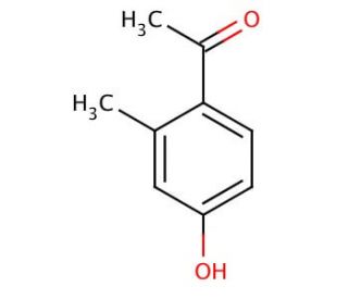 4&prime;-Hydroxy-2&prime;-methylacetophenone (CAS 875-59-2) - chemical structure image