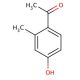 4′-Hydroxy-2′-methylacetophenone (CAS 875-59-2) - chemical structure image