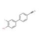 4′-Hydroxy-3′-iodo-biphenyl-4-carbonitrile (CAS 460746-47-8) - chemical structure image