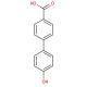 4′-Hydroxy-4-biphenylcarboxylic acid (CAS 58574-03-1) - chemical structure image