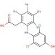 4′-Hydroxy Diclofenac-D4 (Major) (CAS 254762-27-1) - chemical structure image