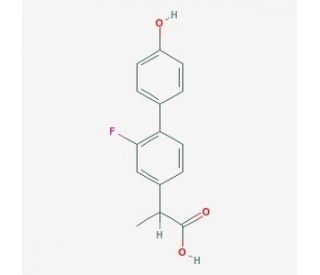 4&prime;-Hydroxy Flurbiprofen (CAS 52807-12-2) - chemical structure image