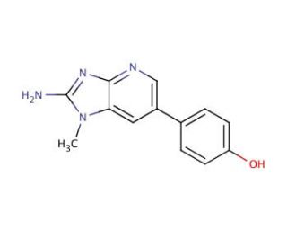 4&prime;-Hydroxy-PhIP (CAS 126861-72-1) - chemical structure image