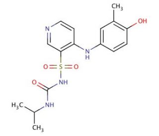 4&prime;-Hydroxy Torsemide - chemical structure image