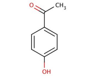 4&prime;-Hydroxyacetophenone (CAS 99-93-4) - chemical structure image