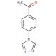 4′-(Imidazol-1-yl)acetophenone (CAS 10041-06-2) - chemical structure image