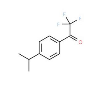 4&prime;-iso-Propyl-2,2,2-trifluoroacetophenone (CAS 124211-72-9) - chemical structure image