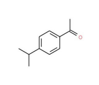 4&prime;-Isopropylacetophenone (CAS 645-13-6) - chemical structure image