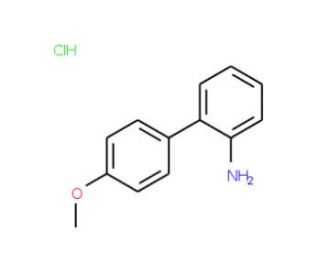 4&prime;-Methoxy-[1,1&prime;-biphenyl]-2-amine hydrochloride - chemical structure image