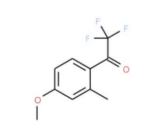 4&prime;-Methoxy-2&prime;-methyl-2,2,2-trifluoroacetophenone (CAS 845823-11-2) - chemical structure image