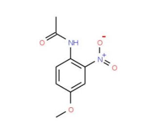4&prime;-Methoxy-2&prime;-nitroacetanilide (CAS 119-81-3) - chemical structure image