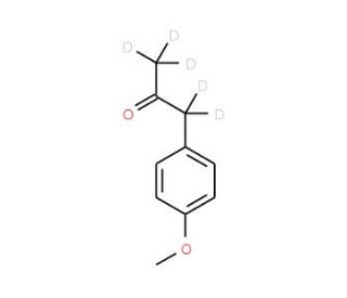 4&prime;-Methoxyacetophenone-d5 (CAS 1092970-51-8) - chemical structure image