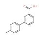 4′-Methyl-biphenyl-3-carboxylic acid (CAS 147404-69-1) - chemical structure image