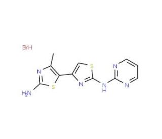 4&prime;-Methyl-N*2*-pyrimidin-2-yl-[4,5&prime;]bithiazolyl-2,2&prime;-diamine hydrobromide - chemical structure image