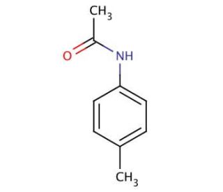 4&prime;-Methylacetanilide (CAS 103-89-9) - chemical structure image