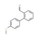 4′-Methylsulfanyl-biphenyl-2-carbaldehyde - chemical structure image