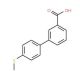 4′-Methylsulfanyl-biphenyl-3-carboxylic acid (CAS 728918-92-1) - chemical structure image