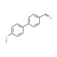 4′-Methylsulfanyl-biphenyl-4-carbaldehyde (CAS 221018-02-6) - chemical structure image
