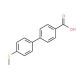 4′-Methylsulfanyl-biphenyl-4-carboxylic acid (CAS 728918-90-9) - chemical structure image