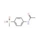 4′-(Methylsulfonyl)acetanilide (CAS 22821-80-3) - chemical structure image