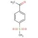4′-(Methylsulfonyl)acetophenone (CAS 10297-73-1) - chemical structure image