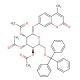 4′-Methylumbelliferyl 2,3,4,-Tri-O-acetyl-6-O-trityl-β-D-glucopyranoside (CAS 937018-35-4) - chemical structure image