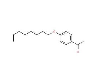 4&prime;-n-Octyloxyacetophenone (CAS 37062-63-8) - chemical structure image