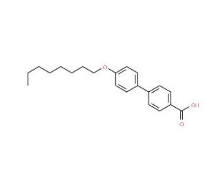 4&prime;-n-Octyloxybiphenyl-4-carboxylic acid (CAS 59748-18-4) - chemical structure image