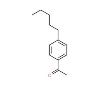 4&prime;-n-Pentylacetophenone (CAS 37593-02-5) - chemical structure image