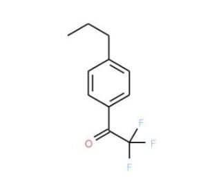 4&prime;-n-Propyl-2,2,2-trifluoroacetophenone (CAS 107713-67-7) - chemical structure image