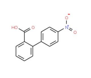 4&prime;-Nitro-[1,1&prime;-biphenyl]-2-carboxylic acid (CAS 18211-41-1) - chemical structure image